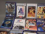a lot of video games that are on the table