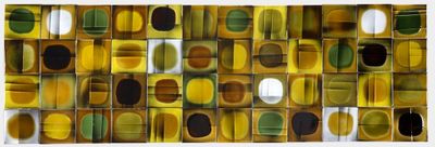 a picture of a picture of a wall made of squares
