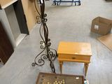 a room with a lot of furniture in it