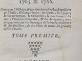 an old book with a black and white image of the title of voyage en france