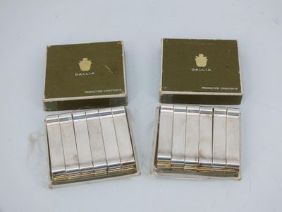 two boxes of cigarettes sitting next to each other on a table
