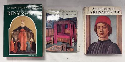 3 vol Renaissance : "Peinture en Europe" Hachette, "Splendeu…