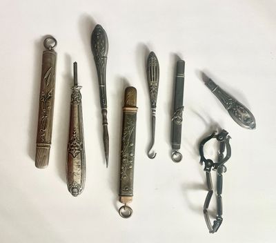 many different types of tools that are sitting on a table