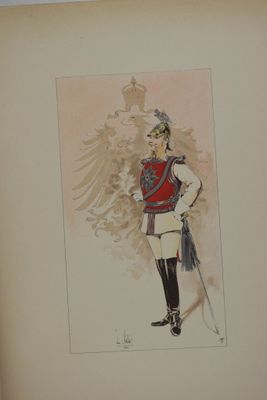 VALLET, L. A travers l'Europe. Croquis de cavalerie.