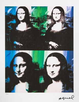 four different images of the monara, one of which is blue and one of which is green