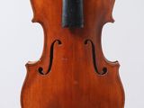 an old violin with a bow on a white background