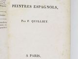 an open book with a black and white title on it