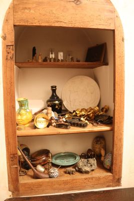 Ensemble de souvenirs de voyage comprenant flacon à parfum, … - Photo 1