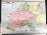 an old map of france showing the extent of the french empire