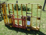 a fence that has been placed in the grass