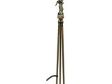 an image of a pair of skis and poles on a white background