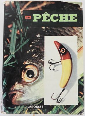 an image of a book with a picture of a fish and a fishing lure