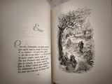 an open book with a picture of a man and a dog