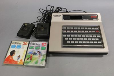 a calculator and a game on the table
