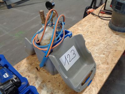 a table with a bunch of tools on top of it