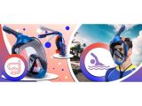 two images of a man in a diving mask and goggles
