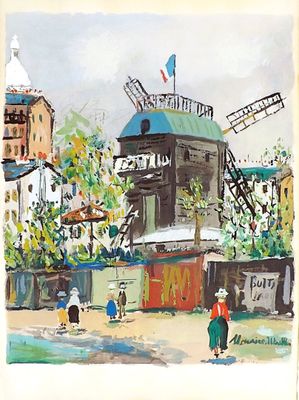 VERTEX (Jean) - UTRILLO (M.). LE VILLAGE INSPIRE. Chronique de la vie 