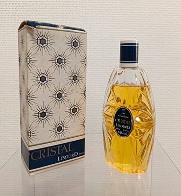 LESOURD Cristal Rare flacon en verre, étiquette titrée sur u…