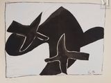dessin en noir et blanc représentant une personne portant un chapeau