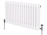 un radiateur blanc sur fond blanc, avec un fond blanc