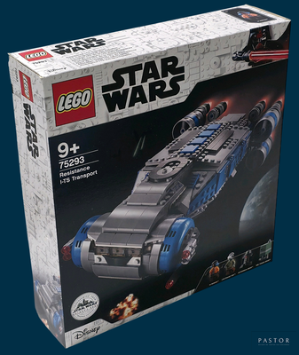 une boîte contenant un véhicule Lego Star Wars