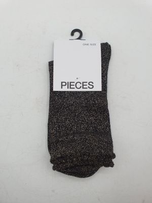 PIECES - Chaussettes hautes pailletées - Coton organique et …