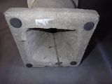 a piece of concrete that has been placed on a table