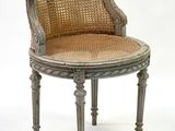 an image of a chair made of wood and wicker on a white background