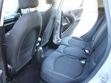 the back seats of a car with a seat belt in a car