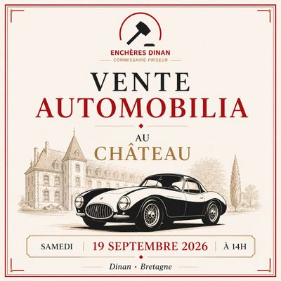 une affiche en noir et blanc représentant une vieille voiture