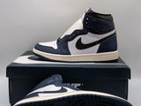 nike air jordan 1 retro high ogl navy / white - sail blue
