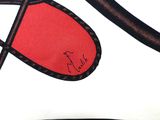 a picture of a picture of a red and black object