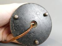 ROBJ Paris. Petite lampe veilleuse en fer forgé et verre ora… (photo 4)