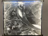 a picture of a black and white photo of a city