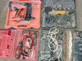 many tools in the case on the floor