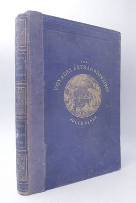 the front cover of a blue book with a gold seal on it