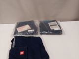 a pair of pants and a pair of socks on a table