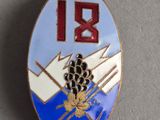 insigne de l'armée de l'air russe portant le numéro 18
