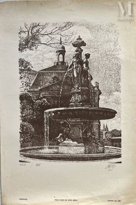 COURET Bordeaux Offset signée et numérotée 148/175