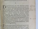 an open book with a black and white image of the title of a poem
