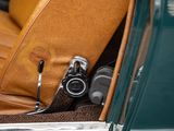 a close up of a car ' s interior with a leather seat