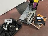 a picture of a table with a lot of tools on top of it