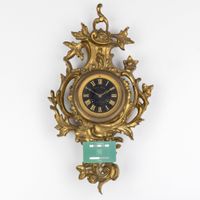 Horloge murale française de type « cartel », style Louis XV,… (photo 2)