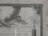 an old document with a picture of a man on a horse