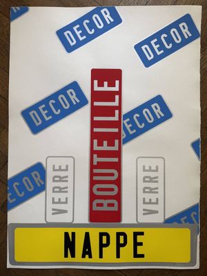 a picture of a sign that says nappe on it