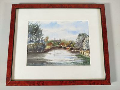 Mary CHAPLIN (née en 1963) : aquarelle sur papier représenta…