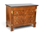 une image d'une commode avec un plateau en marbre