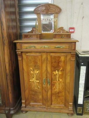 83.23	Meuble Vertico (OU Vertiko) DE Style Art Nouveau EN NO…