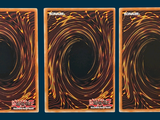 three cards with a picture of a black hole in the middle of them