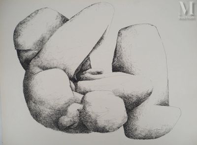 un dessin en noir et blanc représentant une personne tenant un ours en peluche